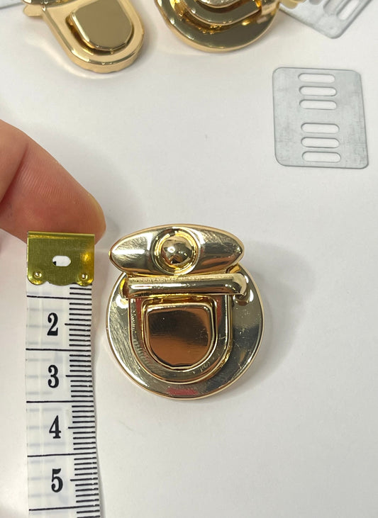 Fibbia a scatto metallica 1pz