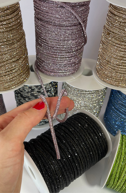 Cordino con strass Crystal /4mm