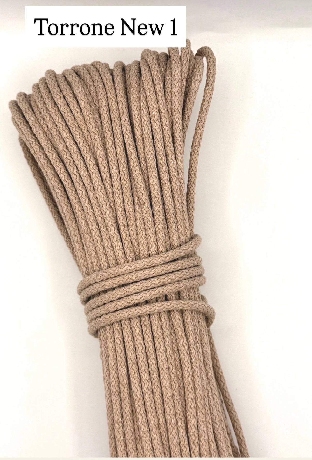 CORDE DI COTONE CON ANIMA IN POLIESTERE DA 5mm