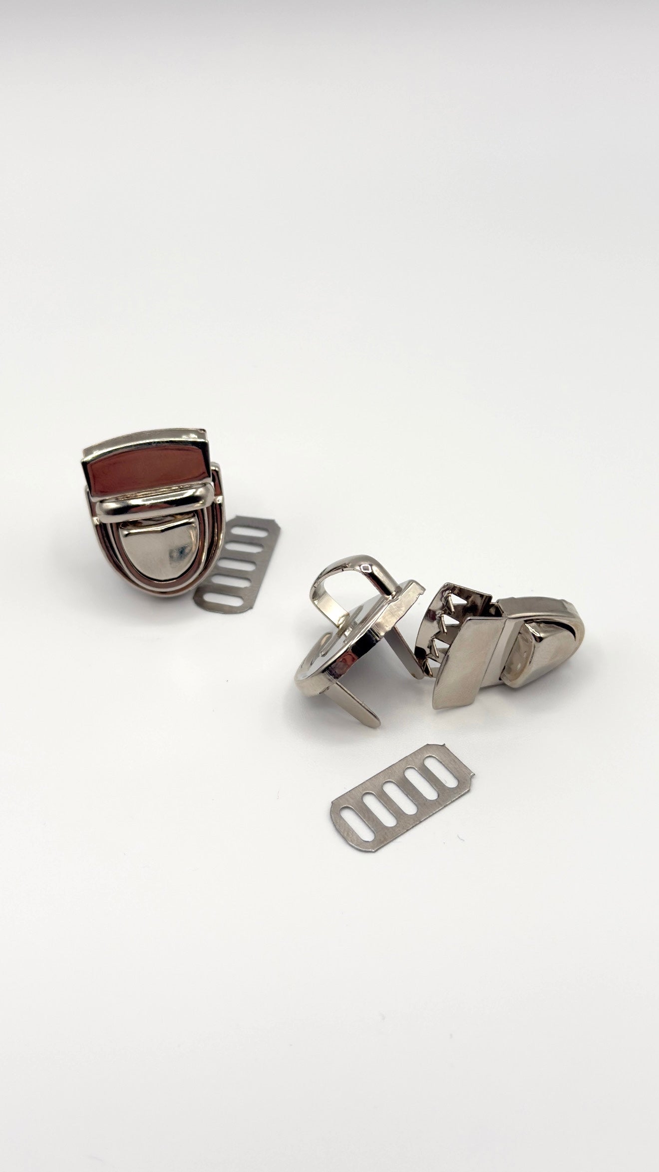 Fibbia a scatto metallica 1 pz