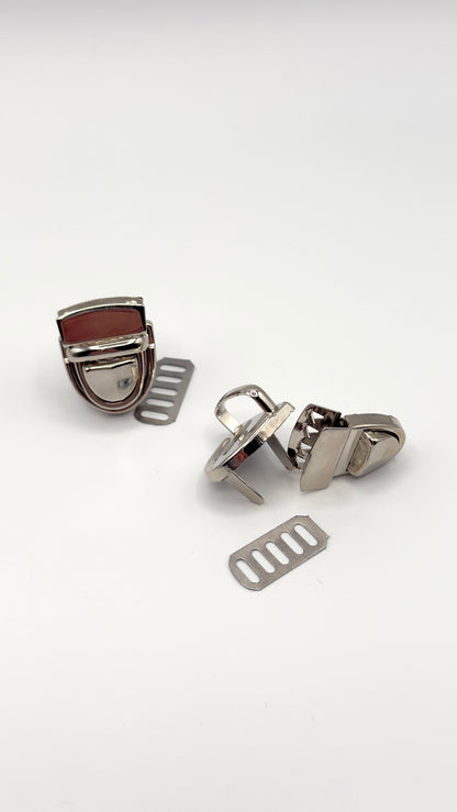 Fibbia a scatto metallica 1 pz