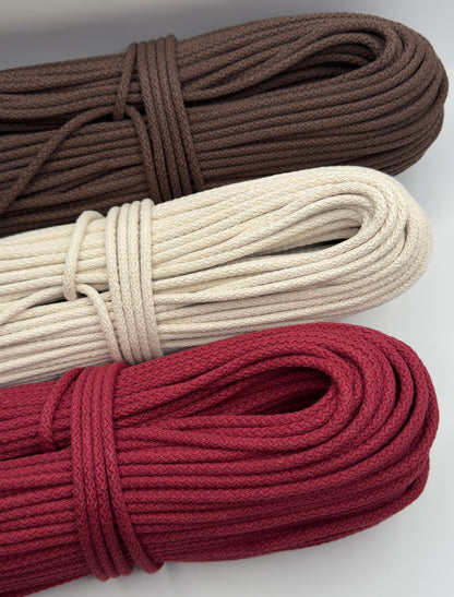 CORDE DI COTONE CON ANIMA IN POLIESTERE DA 5mm