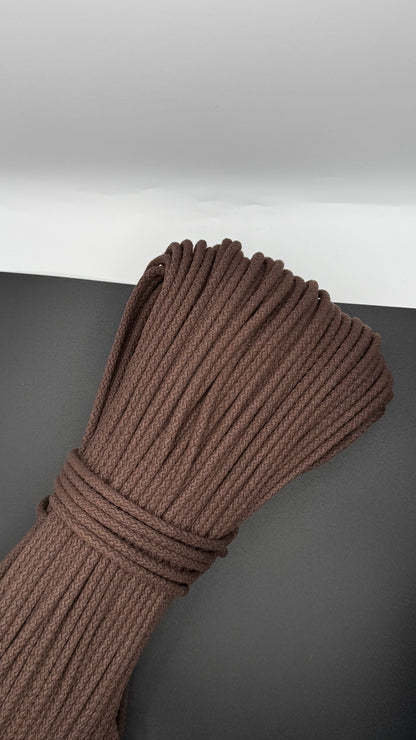CORDE DI COTONE CON ANIMA IN POLIESTERE DA 5mm
