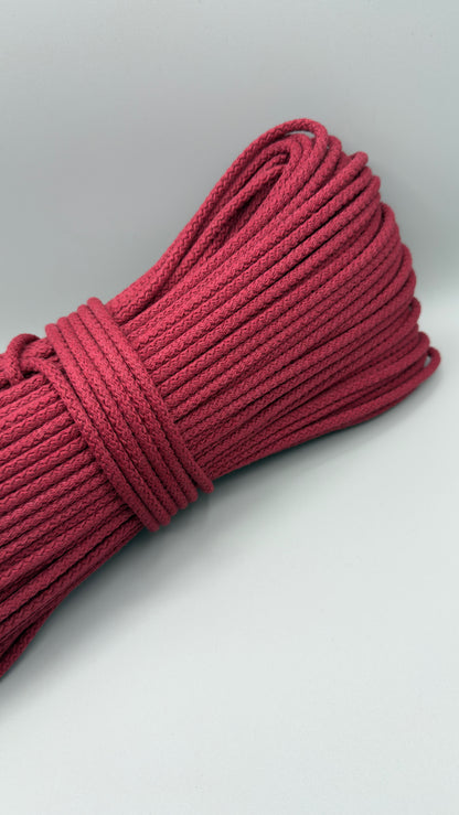 CORDE DI COTONE CON ANIMA IN POLIESTERE DA 5mm