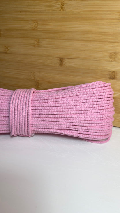 CORDE DI COTONE CON ANIMA IN POLIESTERE DA 5mm