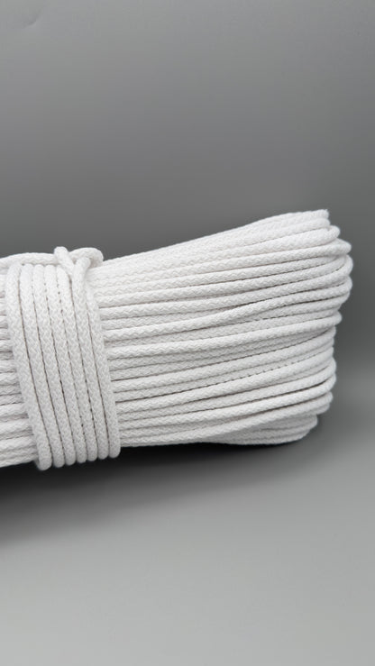 CORDE DI COTONE CON ANIMA IN POLIESTERE DA 5mm