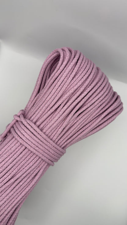 CORDE DI COTONE CON ANIMA IN POLIESTERE DA 5mm
