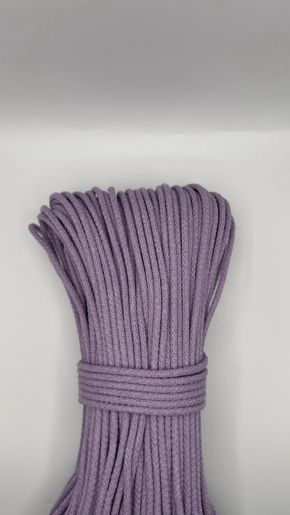 CORDE DI COTONE CON ANIMA IN POLIESTERE DA 5mm