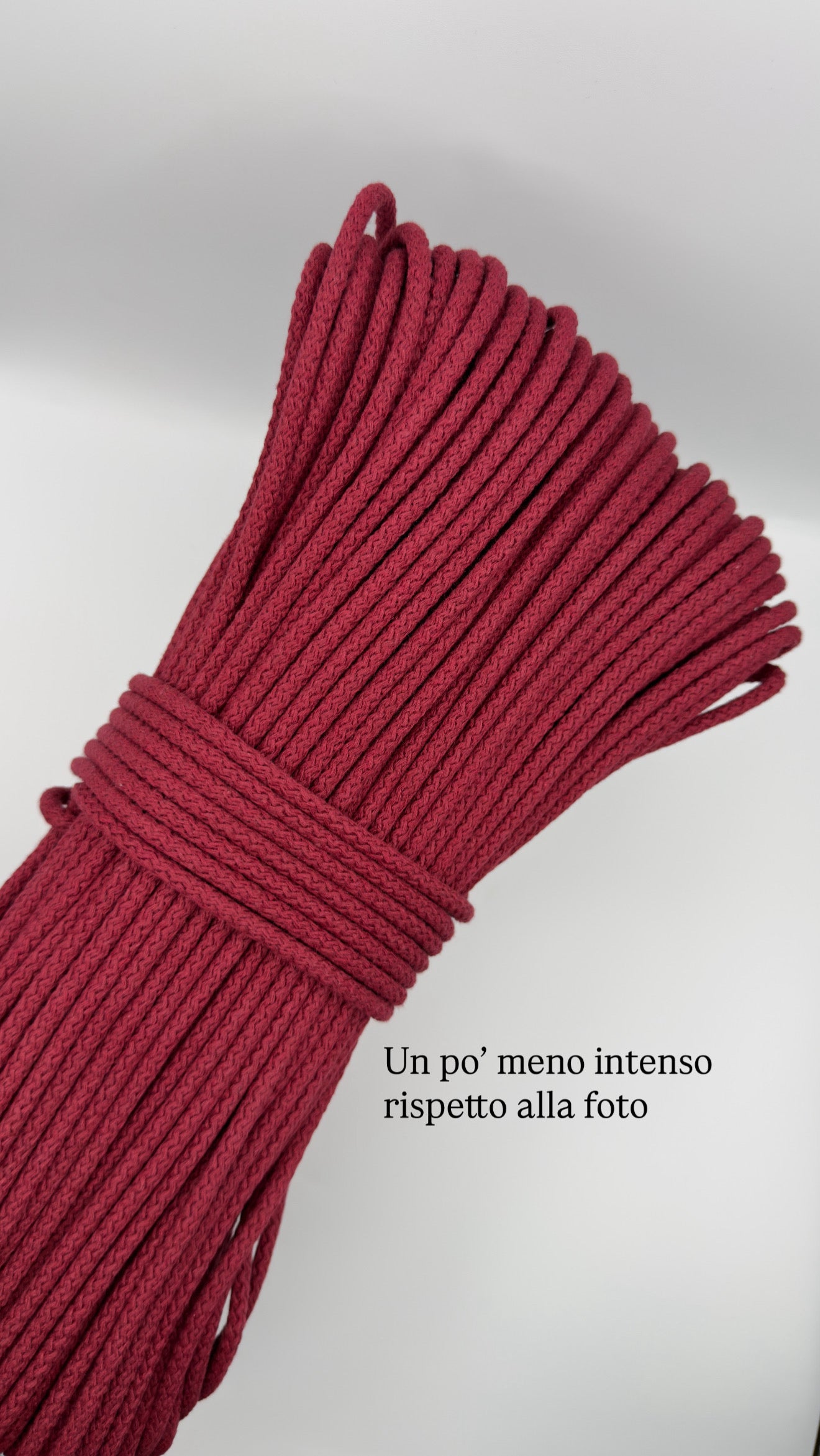 CORDE DI COTONE CON ANIMA IN POLIESTERE DA 5mm