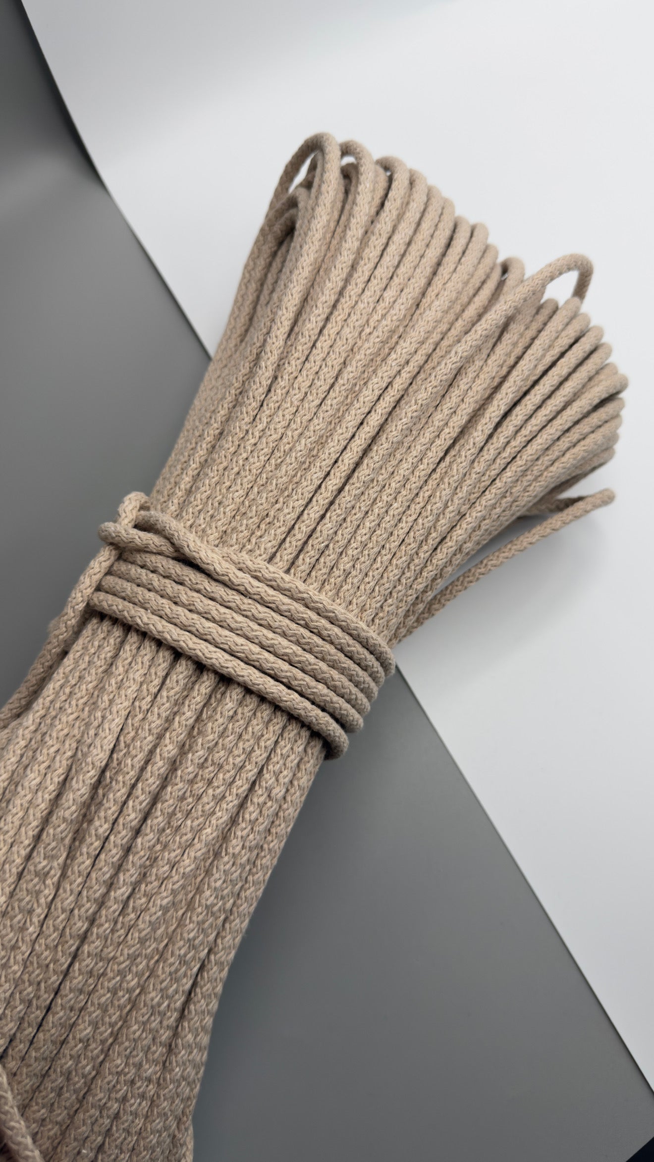 CORDE DI COTONE CON ANIMA IN POLIESTERE DA 5mm