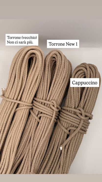 CORDE DI COTONE CON ANIMA IN POLIESTERE DA 5mm