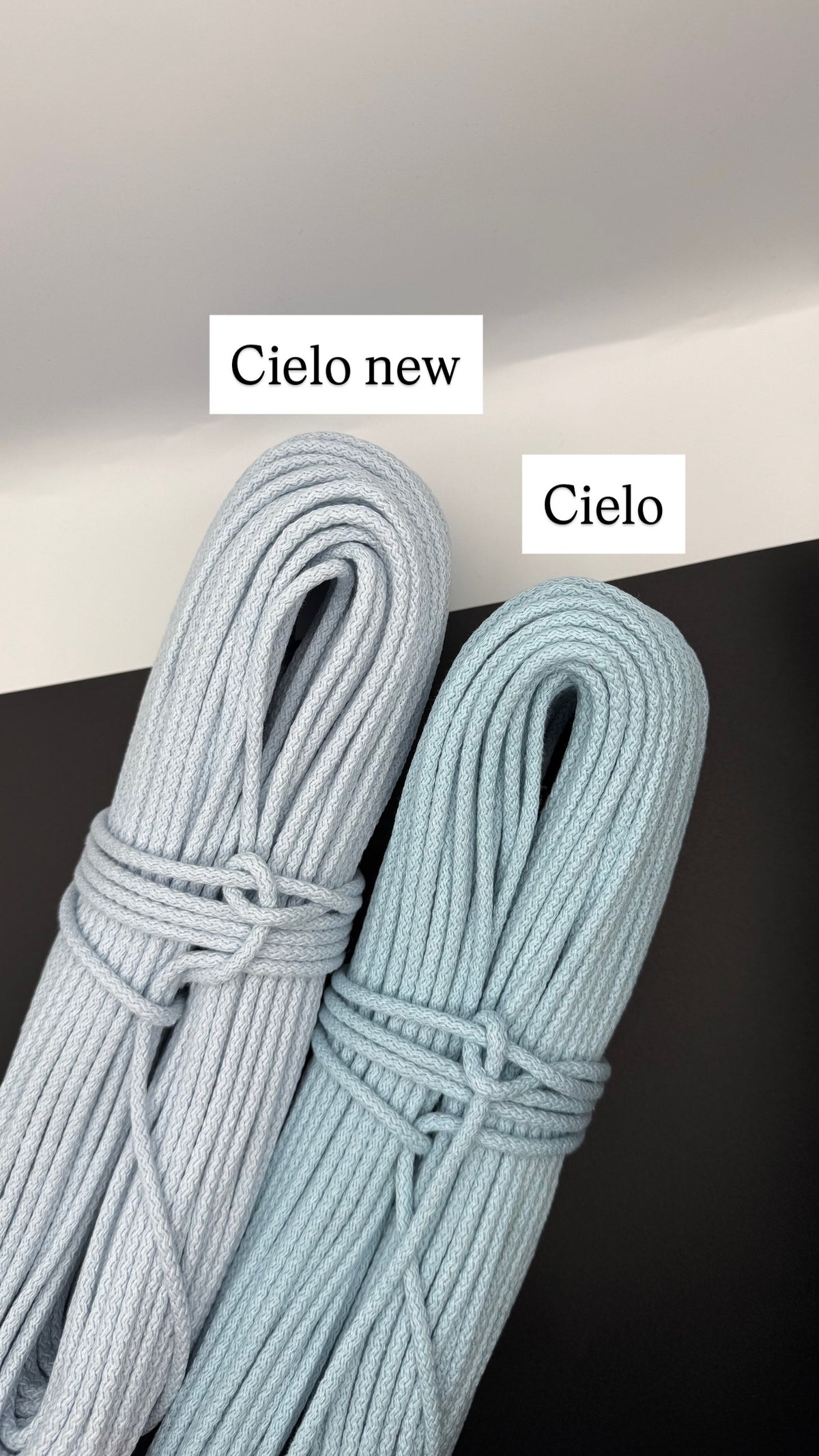 CORDE DI COTONE CON ANIMA IN POLIESTERE DA 5mm
