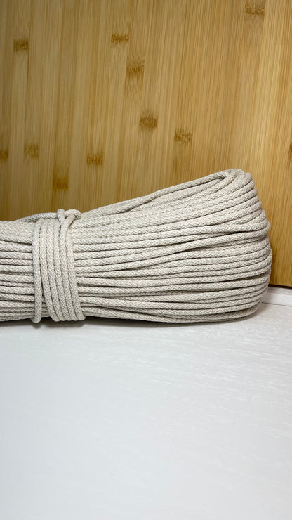 CORDE DI COTONE CON ANIMA IN POLIESTERE DA 5mm