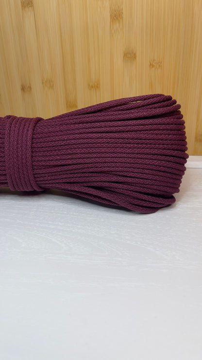 CORDE DI COTONE CON ANIMA IN POLIESTERE DA 5mm