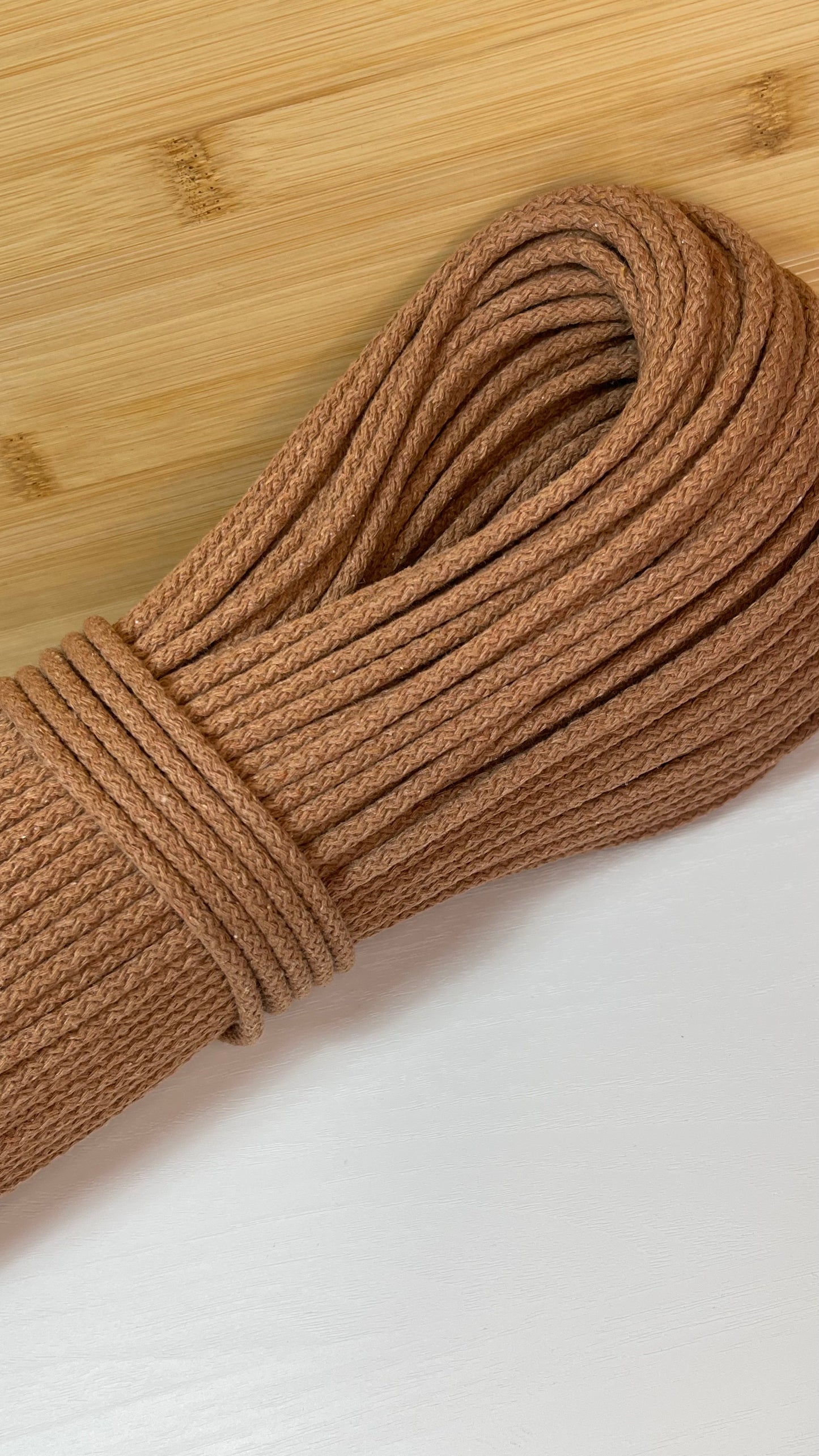 CORDE DI COTONE CON ANIMA IN POLIESTERE DA 5mm