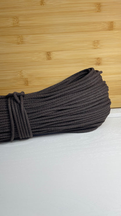 CORDE DI COTONE CON ANIMA IN POLIESTERE DA 5mm