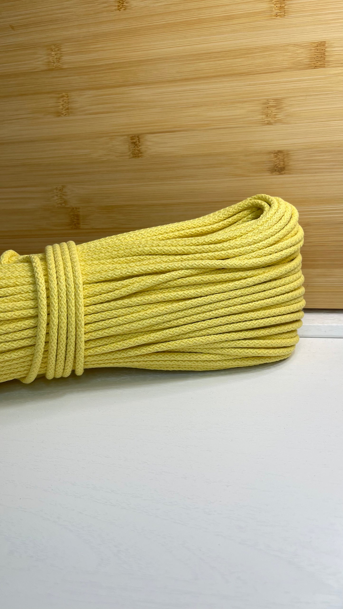 CORDE DI COTONE CON ANIMA IN POLIESTERE DA 5mm