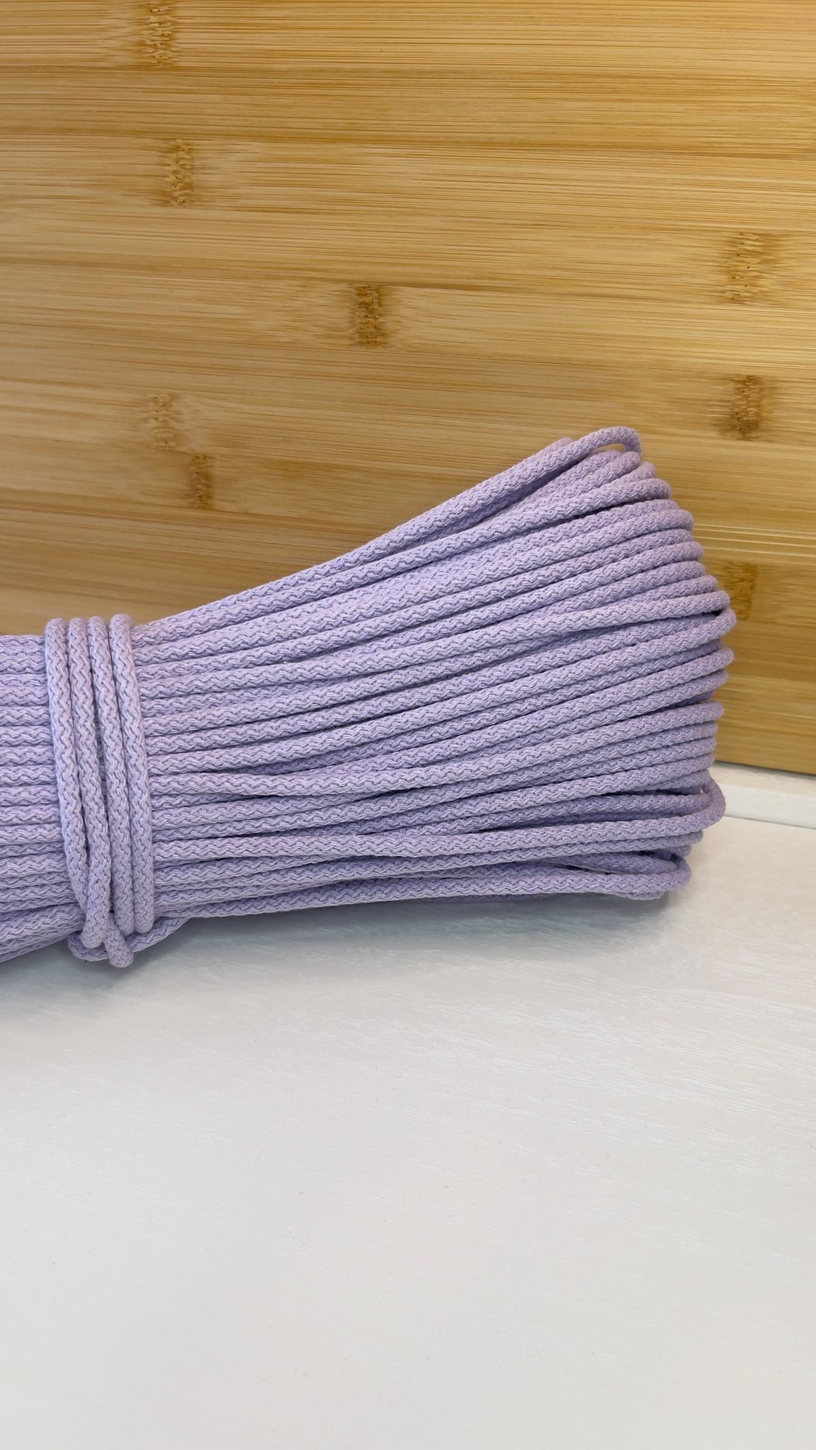 CORDE DI COTONE CON ANIMA IN POLIESTERE DA 5mm