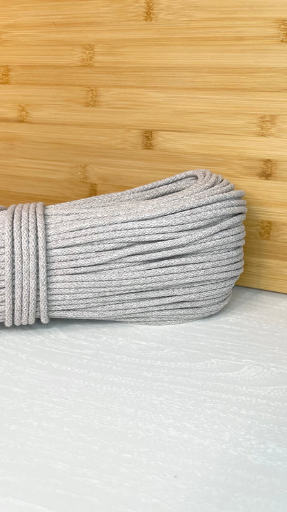 CORDE DI COTONE CON ANIMA IN POLIESTERE DA 5mm