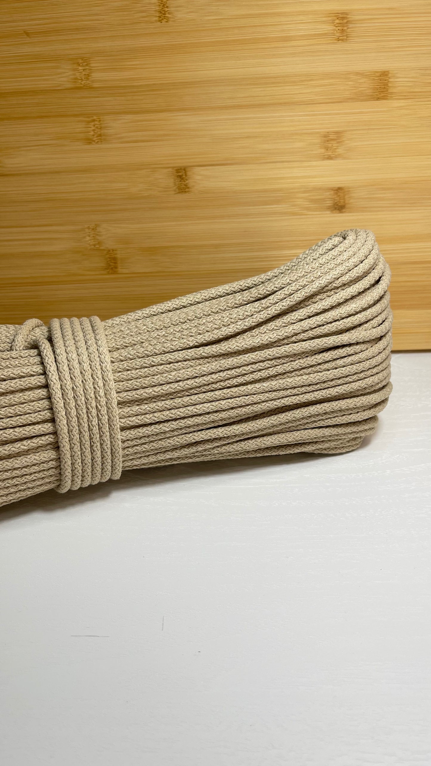 CORDE DI COTONE CON ANIMA IN POLIESTERE DA 5mm